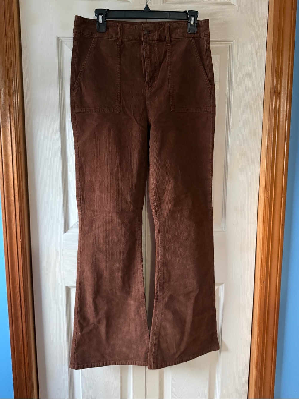 American Eagle Outfitters Brown Corduroy Flare Jeans